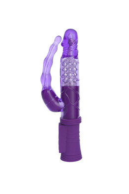 Анально-вагинальный вибратор с ротацией A-toys на присоске