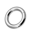 Кольцо на пенис серебристое TOYFA D 3,5 см