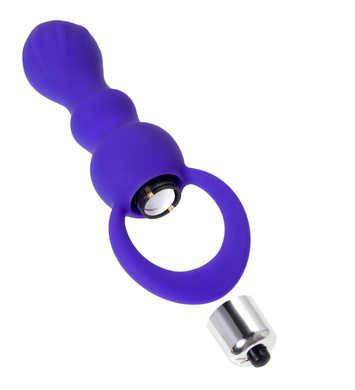 Анальная вибровтулка фиолетовая ToDo Curvy