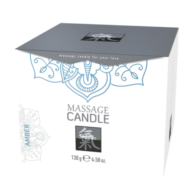 Массажная свечка Shiatsu с ароматом амбры (130 мл)