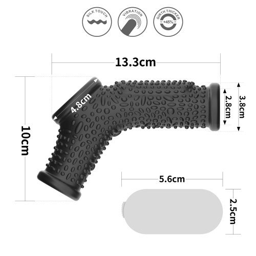 Рельефная вибронасадка на пенис и мошонку Vibrating Drip Knights Ring 