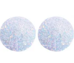 Голографические пэстис с мерцающим глиттером «Ice Glow»