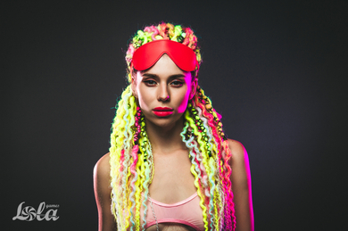 Маска красная Party Hard Shy