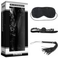 Набор для ролевых игр Deluxe Bondage Kit (маска, кляп, плеть)