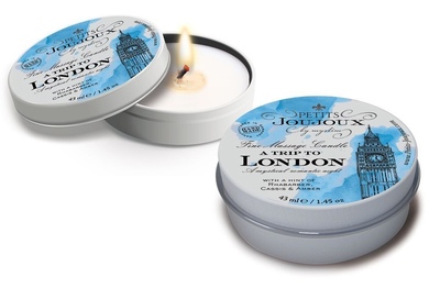 Массажная свеча Petits Joujoux London с ароматом ревеня, амбры и чёрной смородины (43 мл)