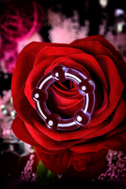 Эрекционное кольцо A-Toys фиолетовое