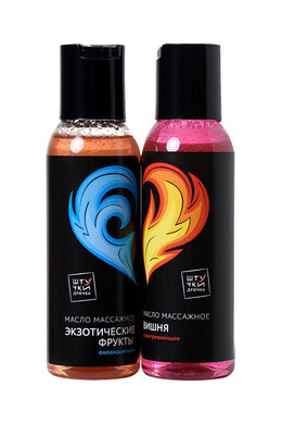 Охлаждающее массажное масло "Симфония любви" с ароматом экзотических фруктов (100 мл)