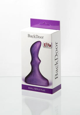 Анальный стимулятор фиолетовый Small ripple plug