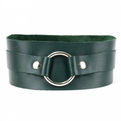Ошейник классика изумруд