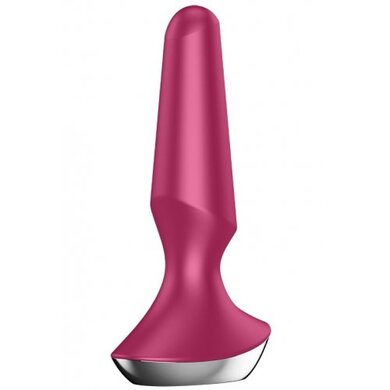 Анальный смарт-вибратор розовый Satisfyer Plug-ilicious 2