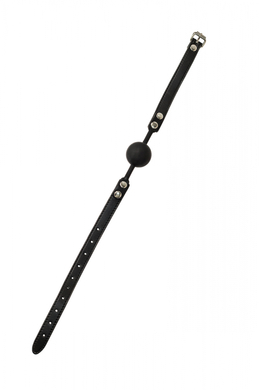 Черный кляп с силиконовым шариком Party Hard Dolce Vita