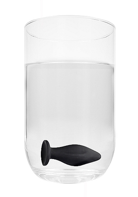 Анальная пробка на присоске чёрная Edgy Butt Plug