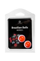 Массажное масло с ароматом ягод Secret Play Brazilian Balls (2х4 г)