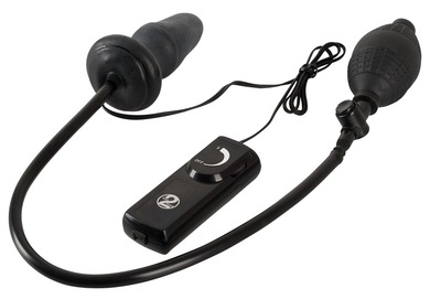 Надувная анальная пробка с вибрацией Fanny hills