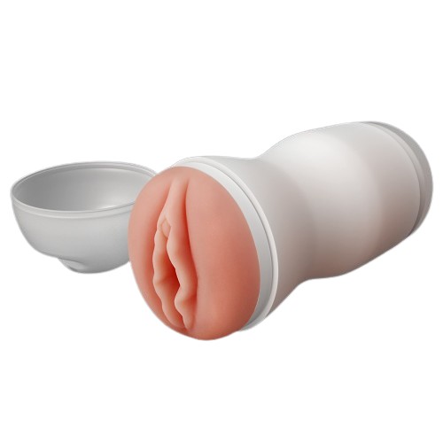 Мастурбатор-вагина в банке LoveToy Sex In A Can Vagina Stamina Tunnel