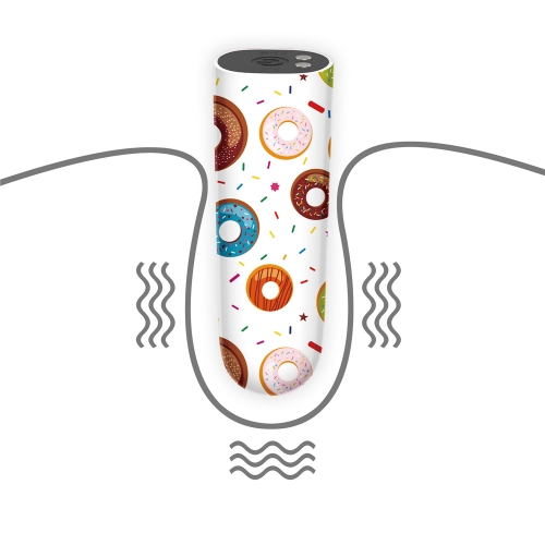 Перезаряжаемый мини вибратор LoveToy Donut Massager