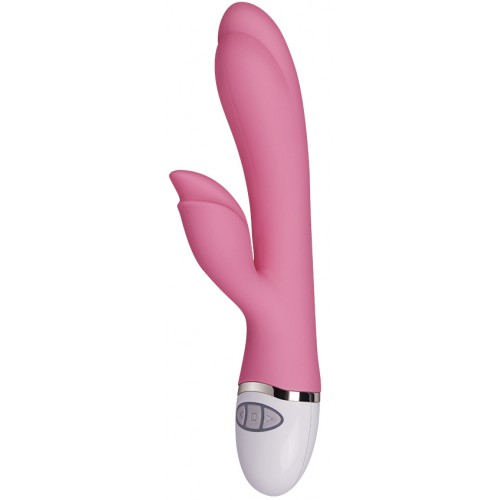 Перезаряжаемый вибратор с клиторальным стимулятором Dreamer II розовый