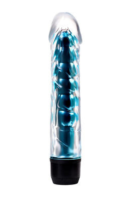 Вибратор Trio Vibe голубой 15,5 см