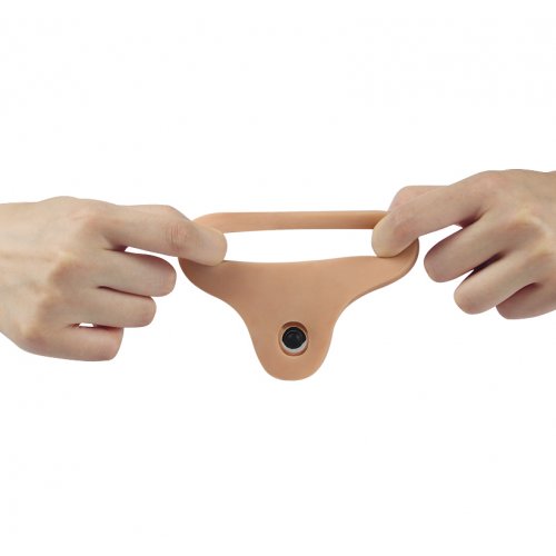 Насадка для двойного проникновения с вибрацией The Ultra Soft Double 17 см