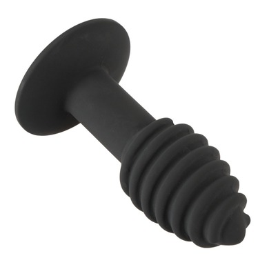 Анальная пробка с вибрацией перезаряжаемая Black Velvets Twist Butt Plug