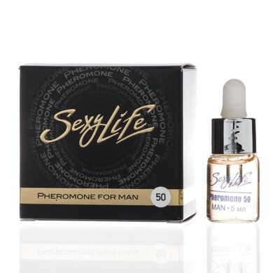 Концентрированные мужские духи с феромонами Sexy life 50% (5 мл)