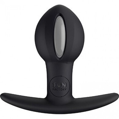 Пробка для ношения со смещенным центром тяжести Fun Factory B Ball Uno черно-серая