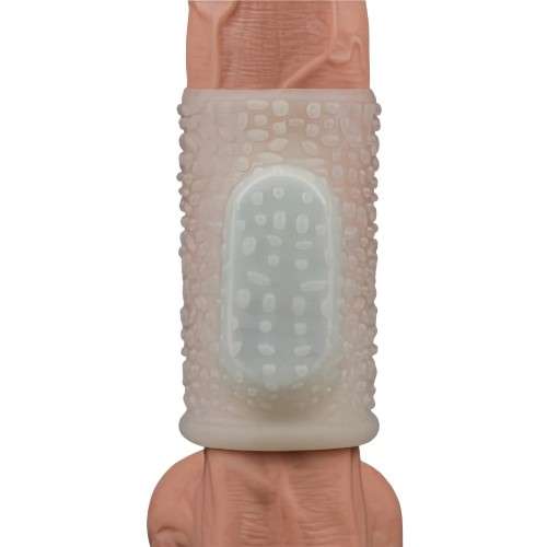 Рельефная вибронасадка на пенис Vibrating Drip Knights Ring