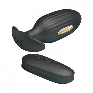 Анальная вибропробка с электростимуляцией и пультом дистанционного управления Royal Pleasure Kelly