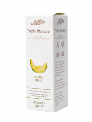 Эликсир для интимного ухода 3 в 1 Triple Pleasure "Медовая дыня" (65 г)