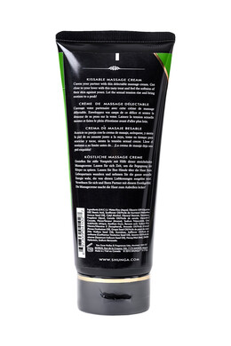 Съедобный массажный крем с ароматом груши и зеленого чая Shunga Pear & Exotic Green Tea (200 мл)