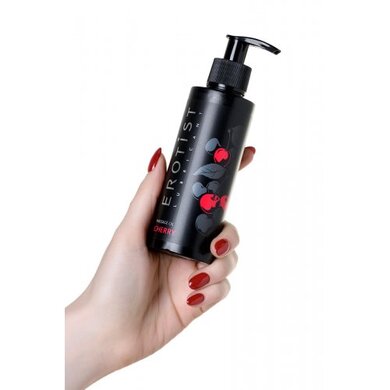 Съедобное массажное масло Erotist со вкусом вишни (150 мл)