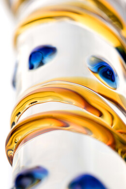 Стеклянный нереалистичный фаллоимитатор Sexus Glass 17,5 см