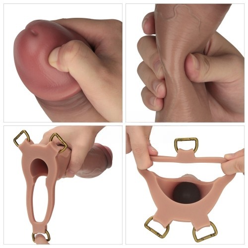 Фаллопротез на ремнях Ingen 9'' Enhanced Set L/XL/2XL