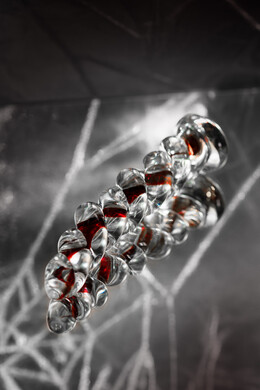 Стеклянный нереалистичный фаллос Sexus Glass 18 см