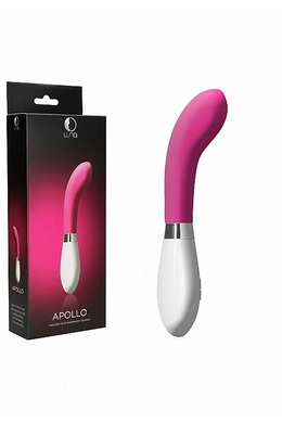 Вибратор розовый для G-точки Apollo