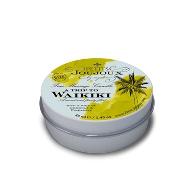Массажная свеча Petits Joujoux Waikiki с ароматом ананаса и кокоса (43 мл)