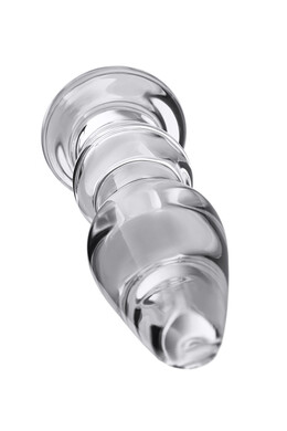 Анальная втулка из стекла прозрачная Sexus Glass