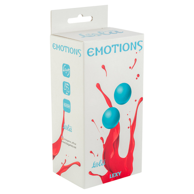 Вагинальные шарики без сцепки лазурные Emotions Lexy Small