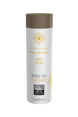 Съедобное массажное масло Shiatsu Luxury ваниль (75 мл)