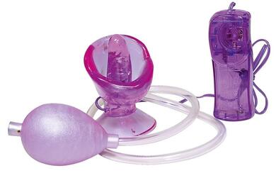 Вагинальная помпа с вибрацией Vagina Kiss