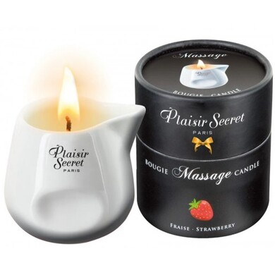 Массажная свеча Plaisir Secret Paris Strawberry (80 мл)