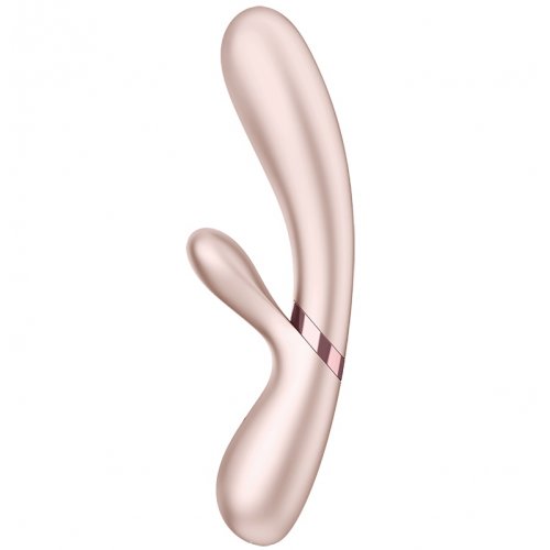 Смарт-вибратор с функцией нагрева бежевый Hot Satisfyer 