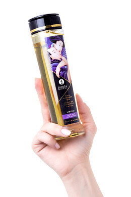 Натуральное возбуждающее масло для массажа Shunga Sensation с ароматом лаванды (240 мл)