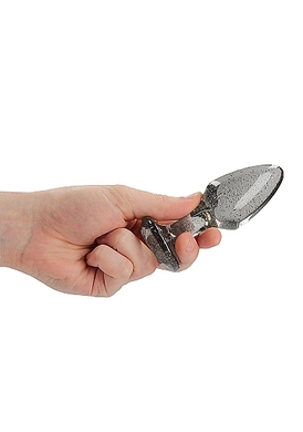 Набор серебристых анальных пробок Acrylic Goldchip Butt Plug Set