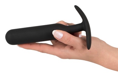 Анальная пробка черная Anal Trainer, размер S