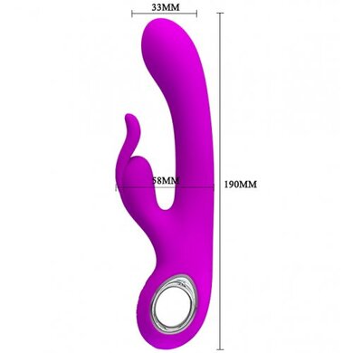 Перезаряжаемый вибратор-кролик Pretty Love Hot Rabbit 