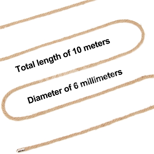 Веревка для бондажа Rebellion Reign Rustic Hemp 