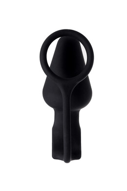 Анальная вибропробка с эрекционным кольцом Erotist Discoverer