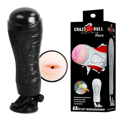 Мастурбатор ротик с присоской Crazy Bull Flora
