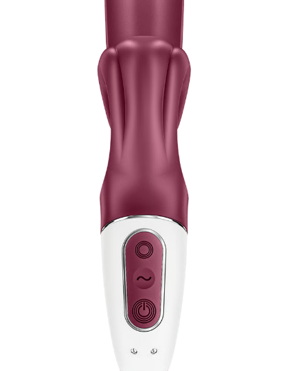 Вибратор-кролик бордовый Love Me Satisfyer 